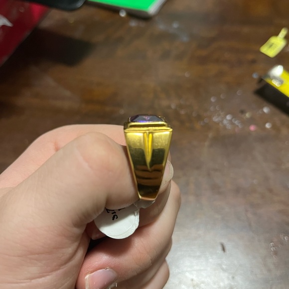 Amethyst Ring Size 10 - Picture 3 of 3